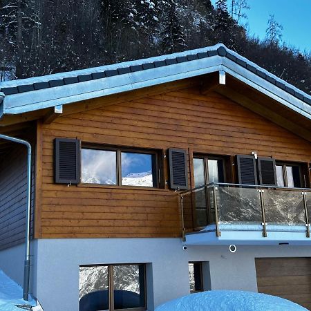 Chambres D'Hotes Les Louettes A Sapinhaut Canton Du Valais Saxon Exterior foto