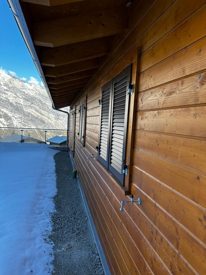 Chambres D'Hotes Les Louettes A Sapinhaut Canton Du Valais Saxon Exterior foto
